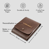 PERSONALISED NOTEPAD - BROWN