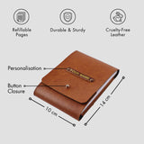 PERSONALISED NOTEPAD - TAN