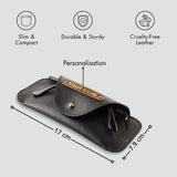PERSONALISED SUNGLASS CASE - BLACK