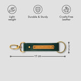 PERSONALISED TWO SIDED KEYCHAIN - GREEN