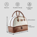 PERSONALISED WEEKENDER BAG - TAN