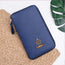 PERSONALISED ZIPPERED TRAVEL CASE - BLUE